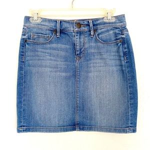LOFT Denim Mini Skirt EUC